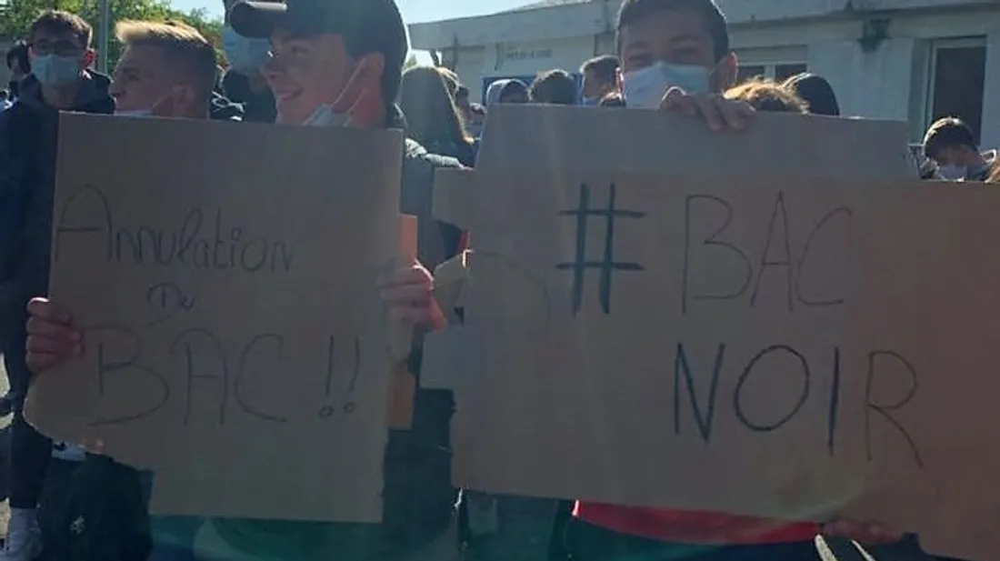 manif Bourg Chevreau terminales bac 2021 Covid_05 05 21_AVC